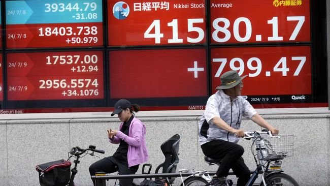 Bursa Asia Dibuka Beragam: Nikkei Melemah, Hang Seng Terungkit