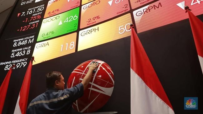 IHSG Ambruk 1% Lebih Jelang Pengumuman Paket Kebijakan Ekonomi