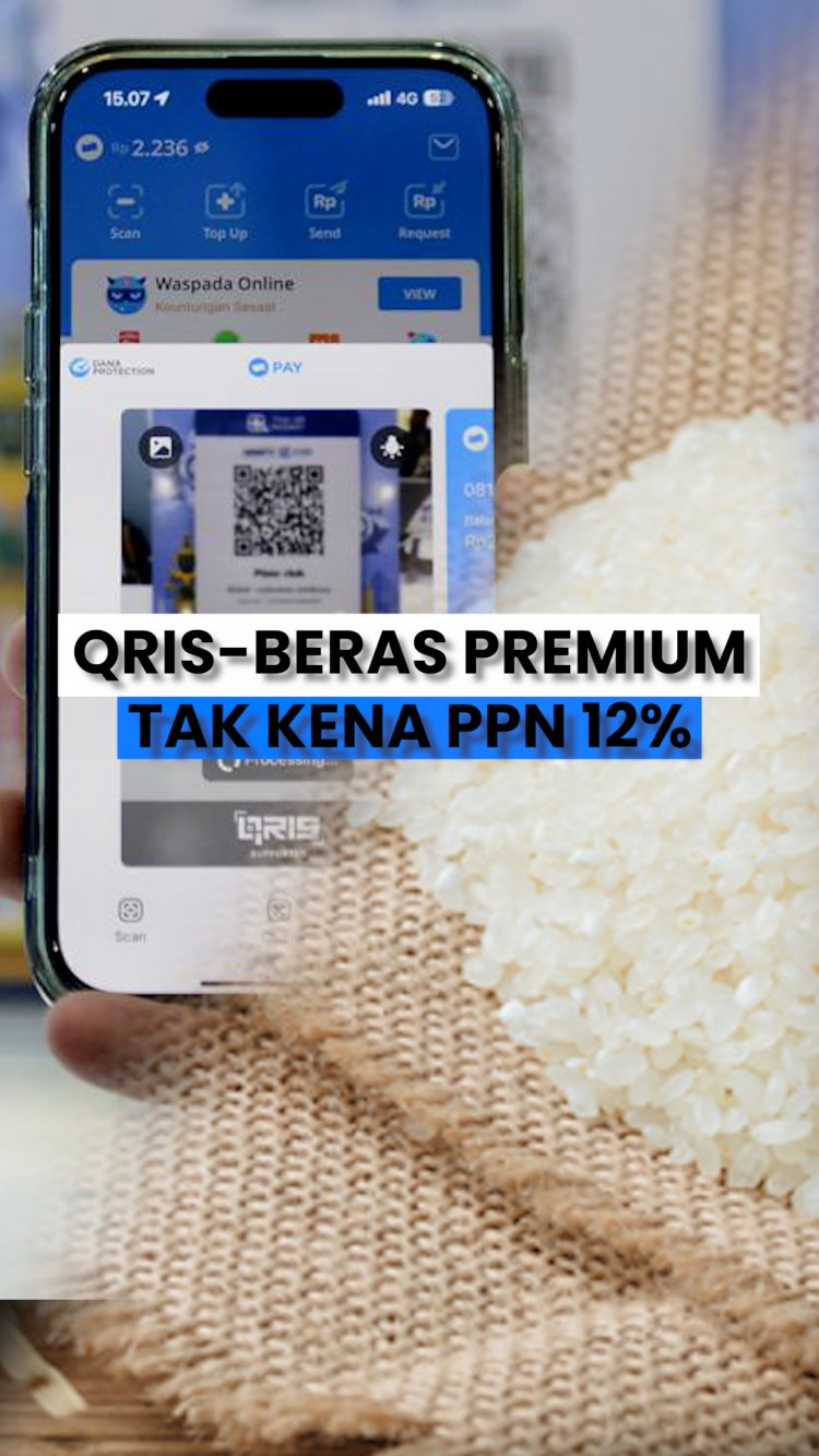 Video: QRIS, e-Money, dan Beras Premium Tak Kena PPN 12%