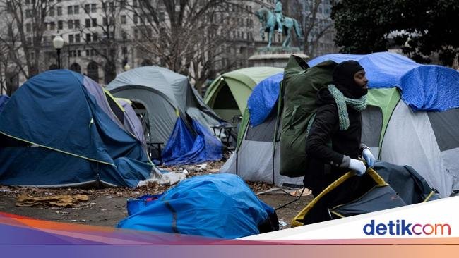 Jumlah Gelandangan di AS Meroket! Jadi Sebanyak Ini