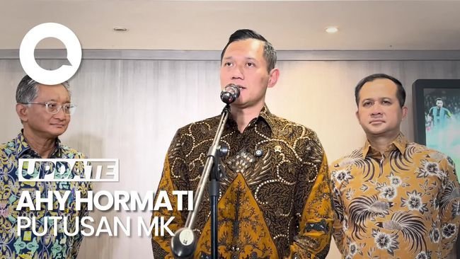 Video AHY Hormati Putusan MK Hapus Ambang Batas Capres: Kita Negara Hukum