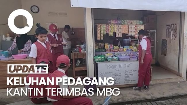 Video Pengakuan Pedagang Kantin soal Dagangan Sepi Setelah Ada MBG