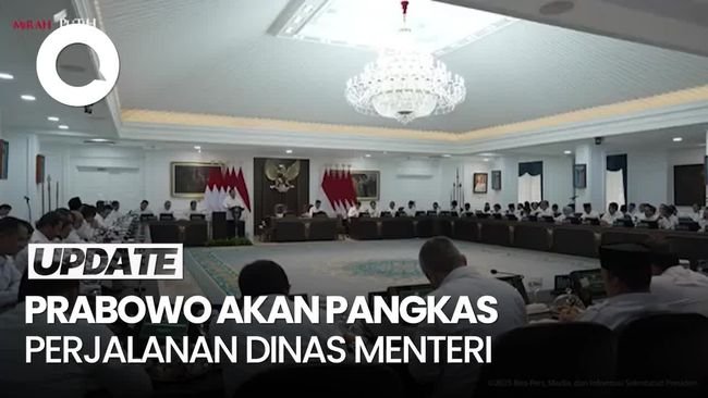 Video Kala Prabowo Minta Sunat Perjalanan Dinas: Hemat Rp 20 T, Bisa Perbaiki Sekolah