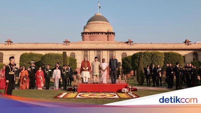 Prabowo Presiden RI Kedua Hadiri 'Resepsi Diplomatik' India Setelah Soekarno