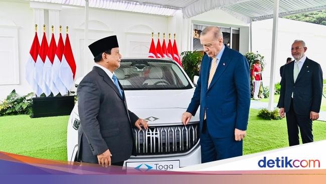 Prabowo Dapat Mobil Listrik Turki dari Erdogan, Sekali Ngecas Bisa Tempuh 523 Km