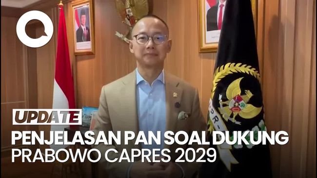 Video Waketum PAN soal Zulhas Dukung Prabowo Capres 2029 tapi Wapres Dibicarakan